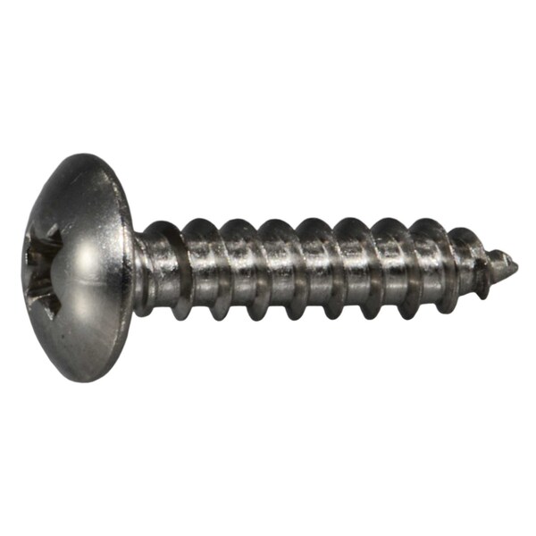 Midwest Fastener Sheet Metal Screw, #6 x 5/8 in, 18-8 Stainless Steel Truss Head Phillips Drive, 100 PK 53689 - main